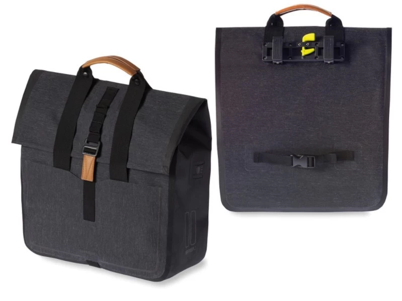 shopperbag Basil Urban Dry waterproof charcoal melee 1