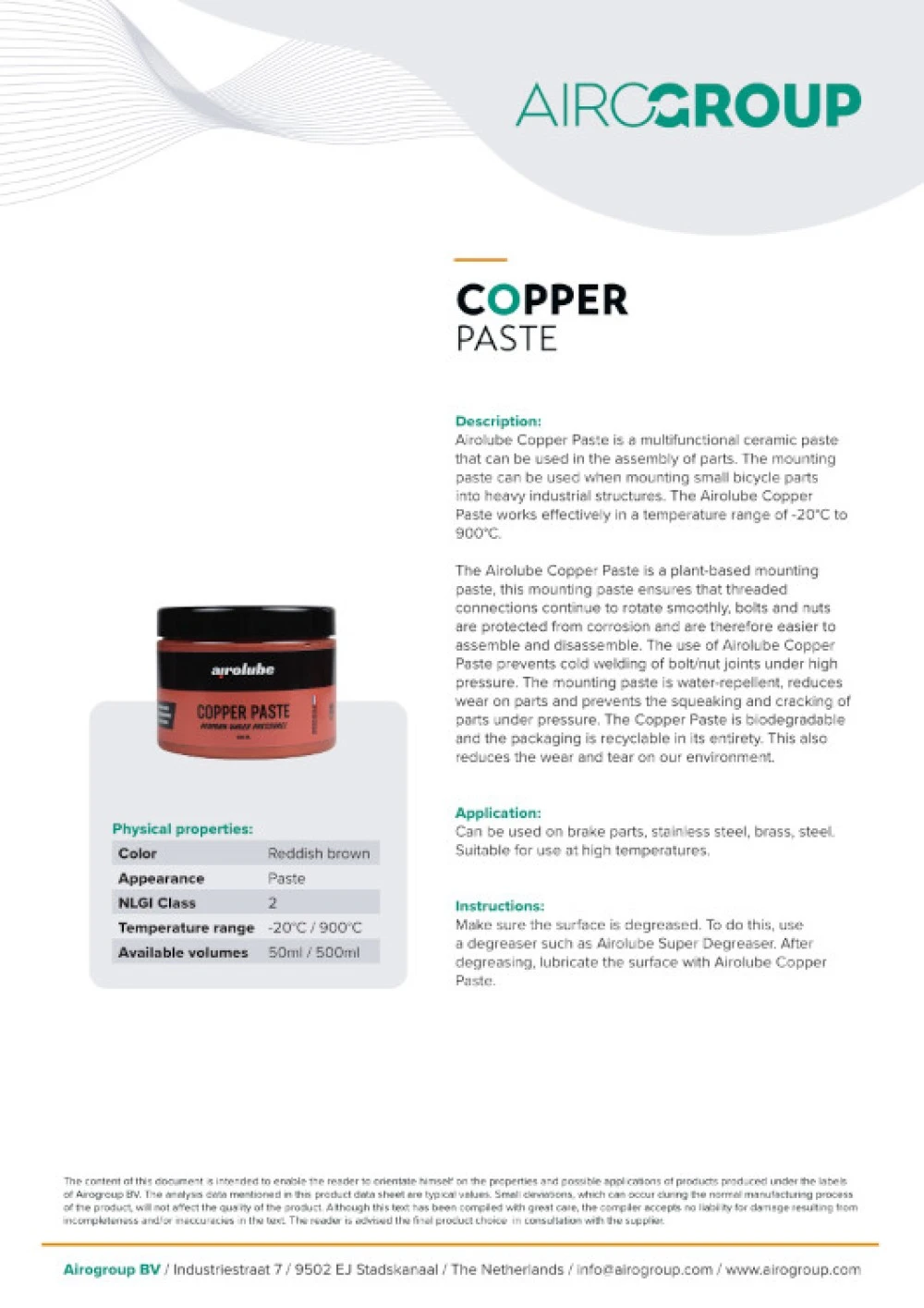 Airolube Bearing Grease 3