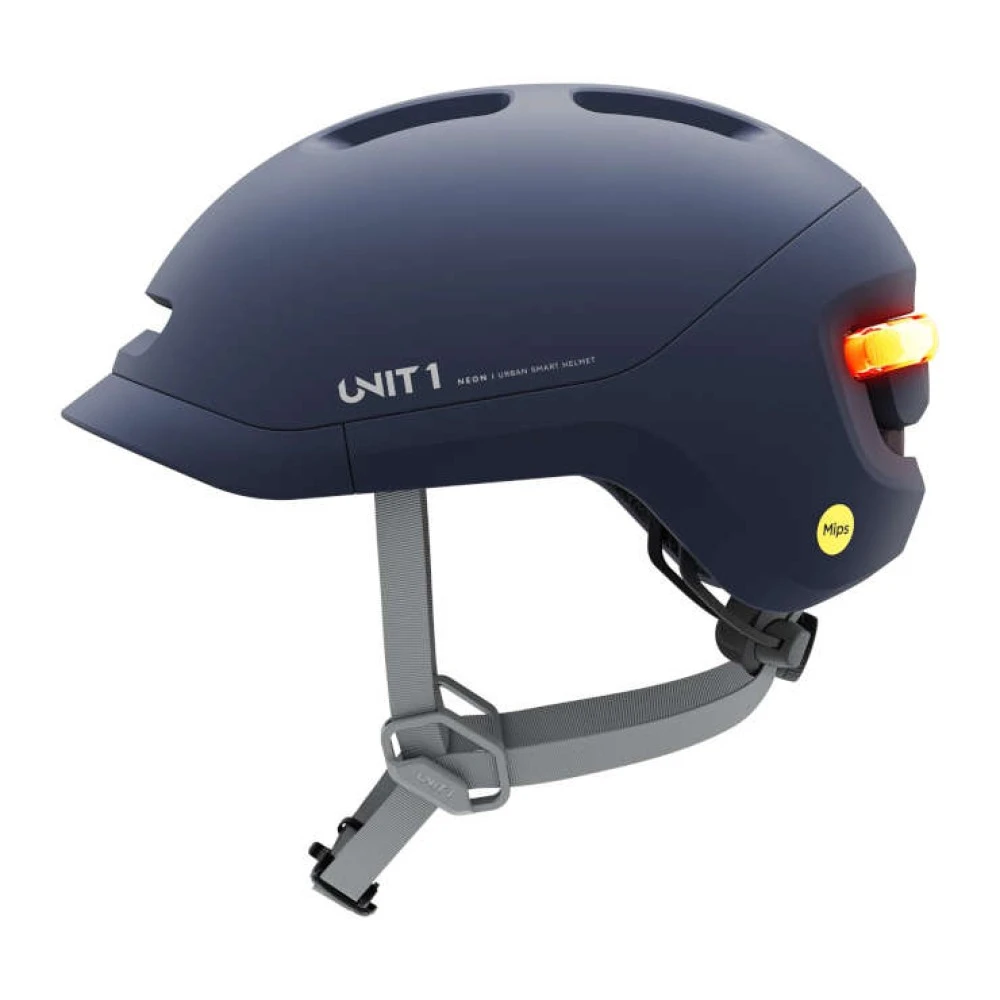 NEON Mips Smart Helmet S, Steel Blue 1