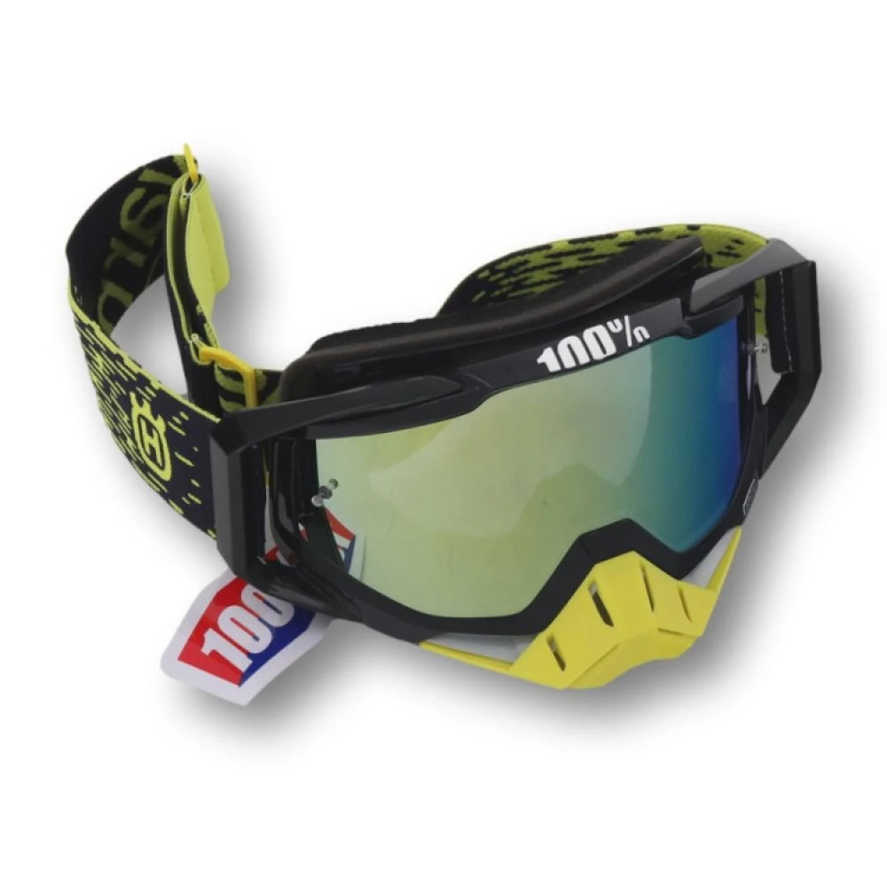HQV Bikewear Accelerate Racecraft + Goggles OS BLUE/YELLOW 2