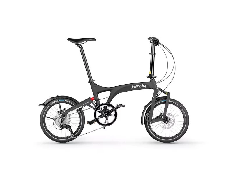 Birdy Touring,microshift,10-speed derailleur gear + Folding Lock 1