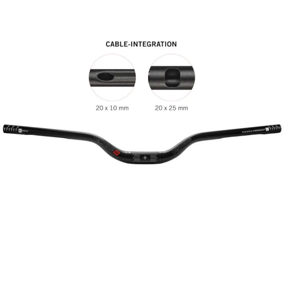 Ergotec MTB Lenker Riser Bar 50 i 1