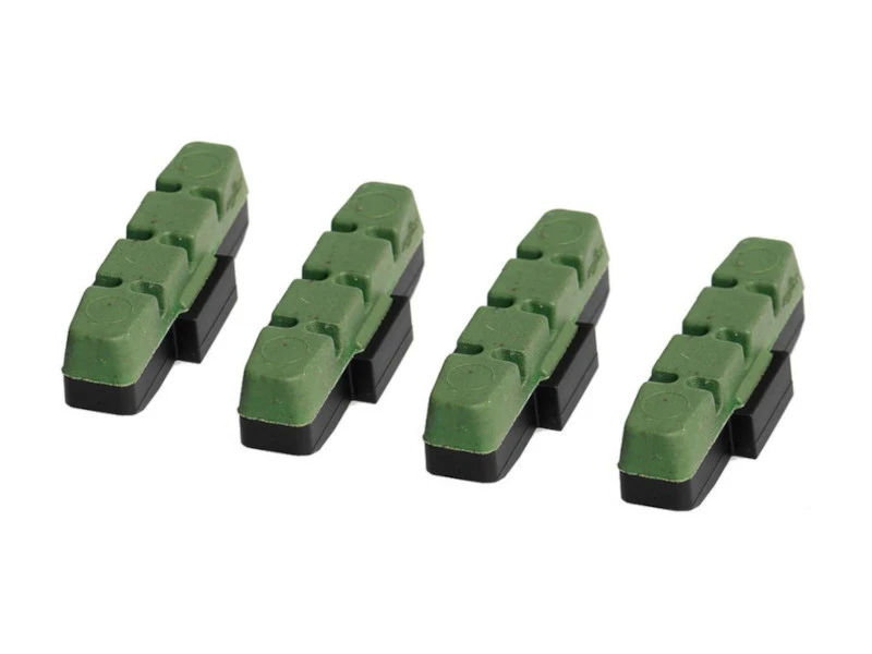 Brake pads green: race oriented brake pad for hard anodized and ceramic rims 1