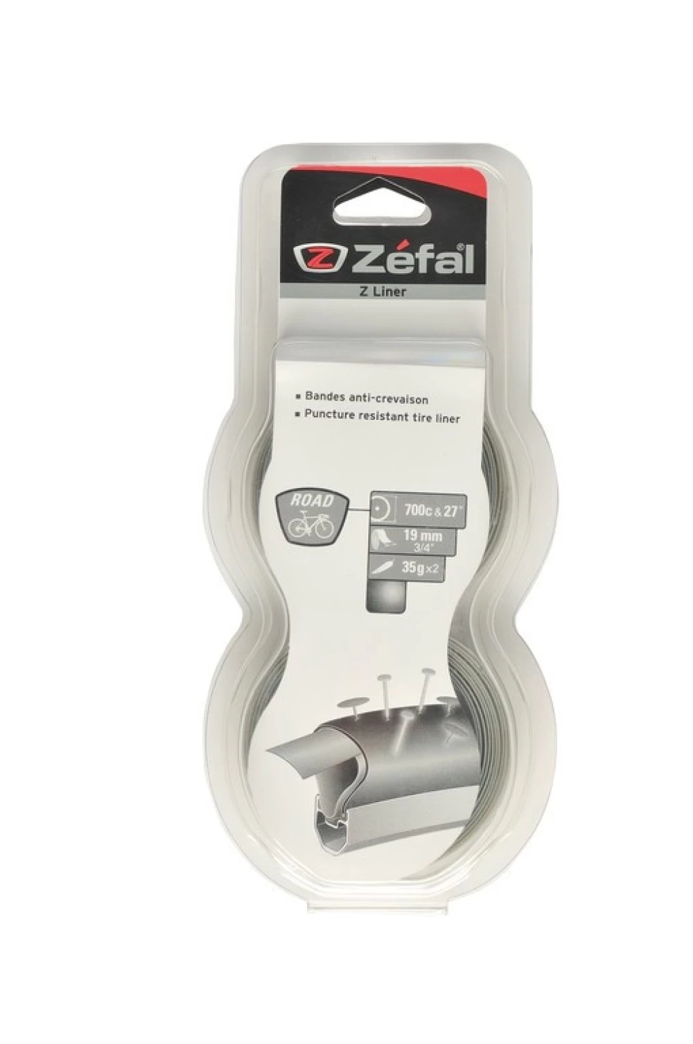 puncture protect.tape Zefal Z-Liner grey 1