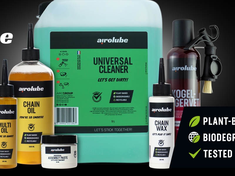 AIROLUBE: the biological bike care products from Holland are now in Greece at Electric Rev